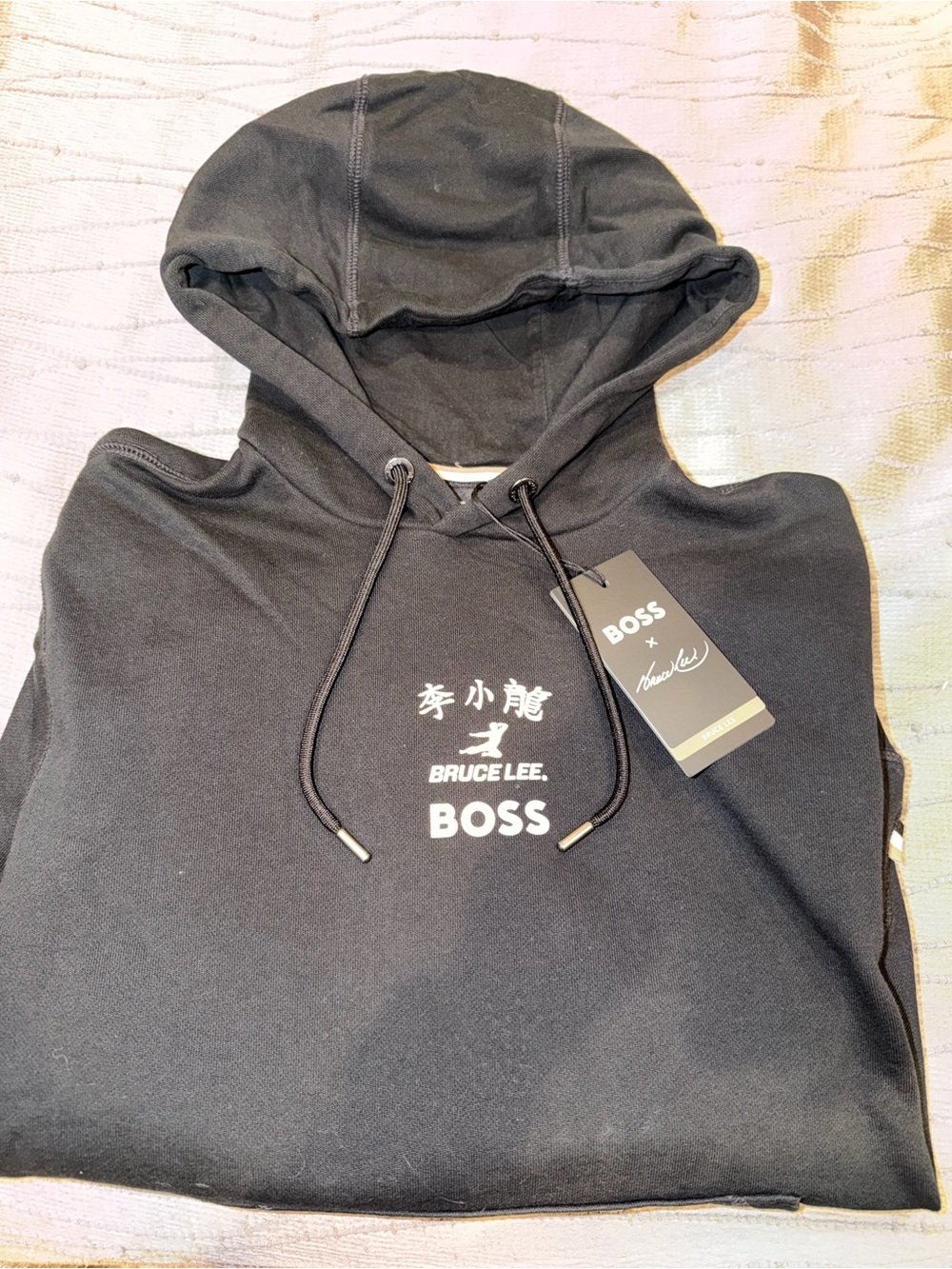 Boss Black Bruce Lee Logo Pullover Hoodie